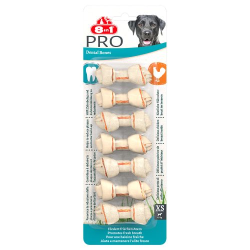 8in1, 8in1 Delights Dental Kauknochen Zahnpflege XS 7 Stück