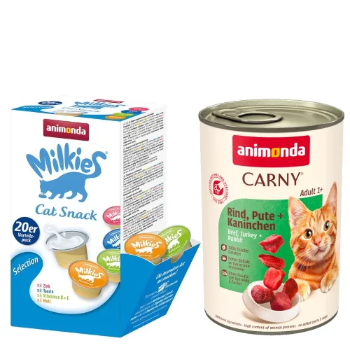Animonda Carny, Sparpaket animonda Carny Adult 12 x 400 g - Rind, Pute & Kaninchen