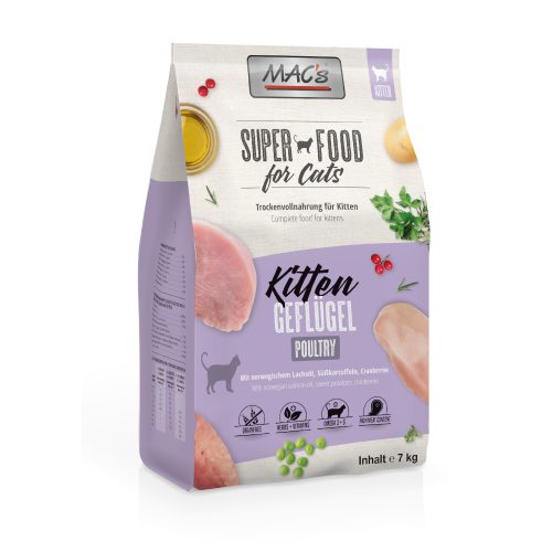 MACS, MAC's Cat Trockenfutter Katze Kitten Geflügel 7 kg
