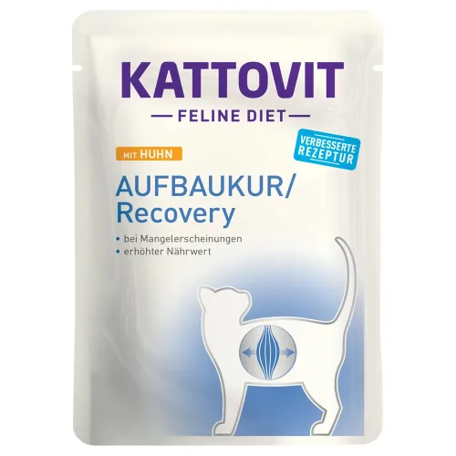 Kattovit, Kattovit Aufbaukur mit Huhn, Nassfutter für Katzen (85g)