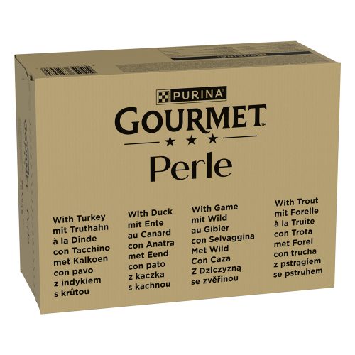 Gourmet, GOURMET Perle Erlesene Streifen in Gelee Sorten-Mix 96x85g