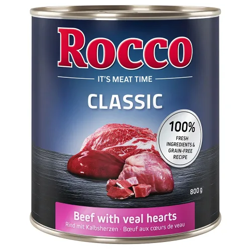 Sparpaket Rocco Classic 24 x 800 g - Rind mit Kalbsherzen