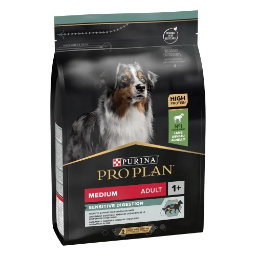 Pro Plan, PRO PLAN Adult Medium Sensitive Digestion Lamm 3 kg