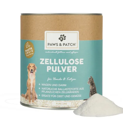 Paws & Patch, Paws & Patch Zellulose Pulver für Hunde und Katzen (150g)
