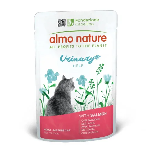 almo nature, Almo Nature Urinary Help mit Lachs, Nassfutter für Katzen (70g)