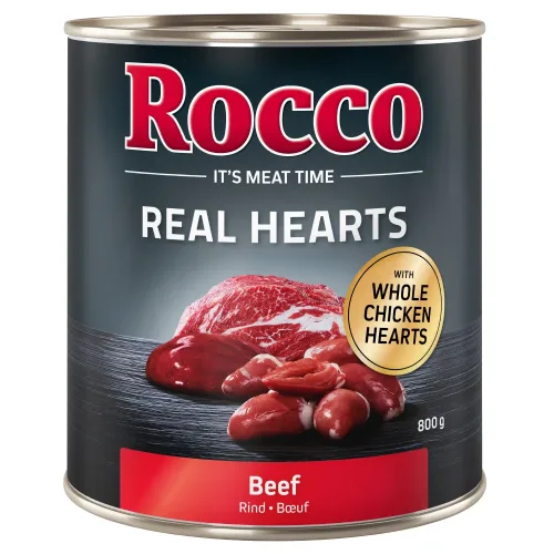 Rocco Real Hearts 6 x 800 g - Huhn
