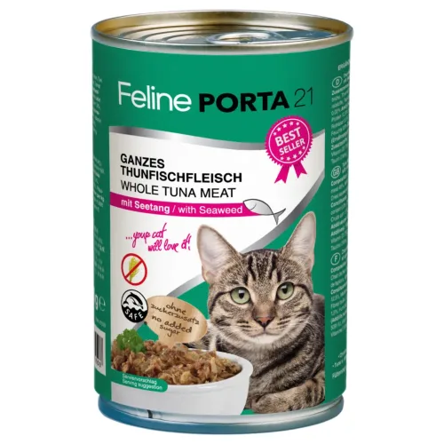 Feline Porta 21 gemischtes Sparpaket 24 x 400 g - Thunfisch Mix