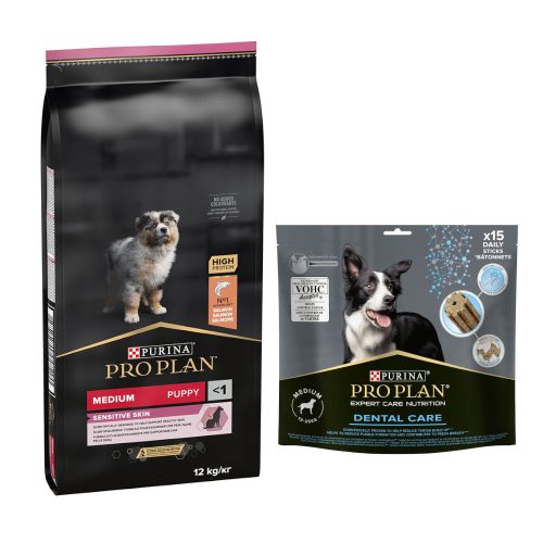 Pro Plan, PRO PLAN Puppy Medium Sensitive Skin Lachs 12 kg