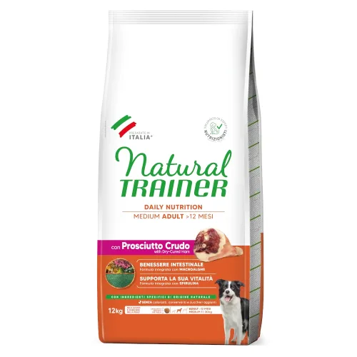 Natural Trainer, Sparpaket 2 x 12 kg Trainer Natural Medium & Maxi - Medium Rohschinken
