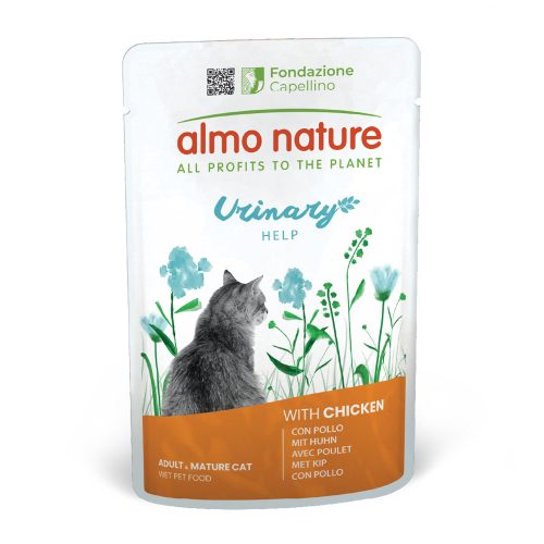 almo nature, Almo Nature Holistic Urinary Help mit Huhn, Nassfutter für Katzen (70g)