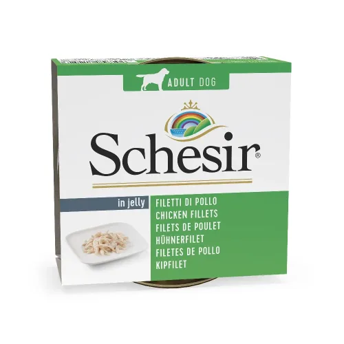 Schesir, Schesir Nassfutter 1 x 150 g - Hühnchenfilets mit Schinken