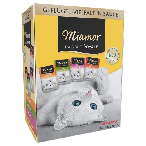Miamor, Miamor Ragout Royale in Jelly Multipack 12x100g Pute, Lachs, Kalb