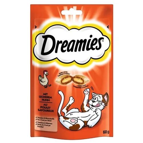 Dreamies, Dreamies Katzensnack Klassik - mit Rind (60 g)