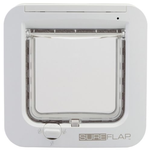 SureFlap, SureFlap Mikrochip Cat door Haustierklappe Weiß 1 St.