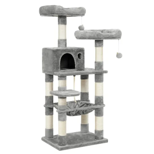 Songmics, SONGMICS Katzenbaum grau