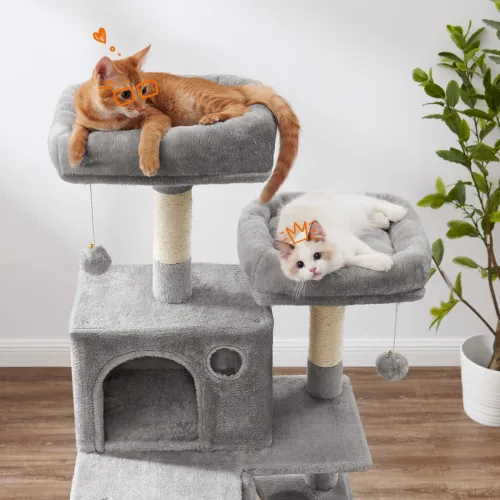 Songmics, SONGMICS Katzenbaum grau