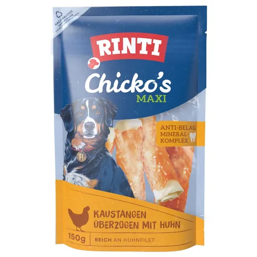 Rinti, Rinti Chicko Maxi Kaustangen mit Huhn für Hunde (150g)