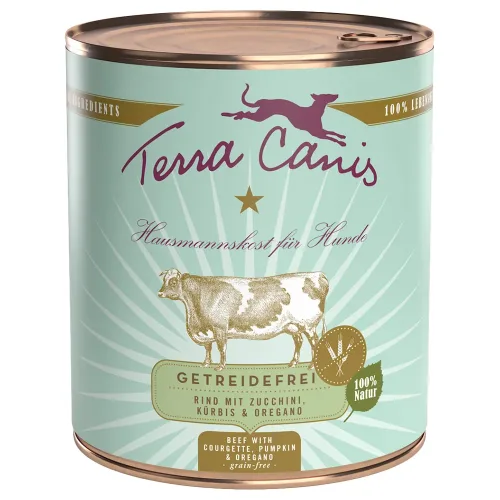 Terra Canis, Sparpaket Terra Canis getreidefrei 12 x 800 g - Pute mit Sellerie, Kürbis & Brunnenkresse