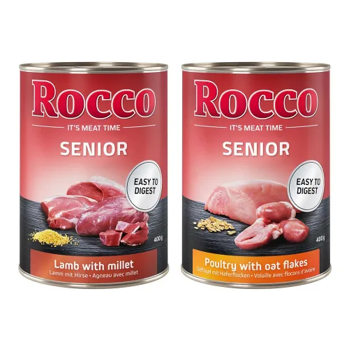 Sparpaket Rocco Senior 24 x 400 g - Mix (2 Sorten)