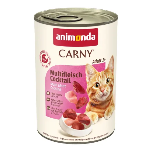 Animonda Carny, Sparpaket animonda Carny Adult 12 x 400 g - Rind, Pute & Kaninchen
