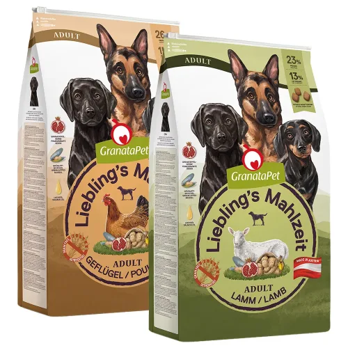 Granatapet, Sparpaket GranataPet Liebling's Mahlzeit 2 x 10 kg - Adult Lamm
