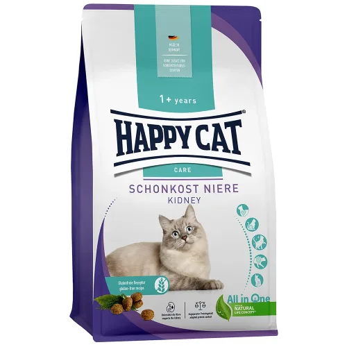 Happy Cat, HAPPY CAT Care Trockenfutter Katze Adult, Schonkost Niere 1.3 kg