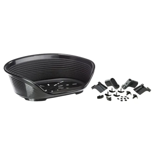 Ferplast, Ferplast Korb Siesta Deluxe schwarz - Grösse 12: L 111 x B 80,5 x H 33,5 cm