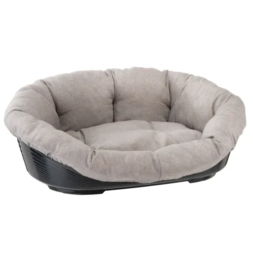 Ferplast, Überzug Sofà Tweed beige für Ferplast Korb Siesta Deluxe (ohne Korb) - Grösse 10: L 96 x B 71 x H 32 cm