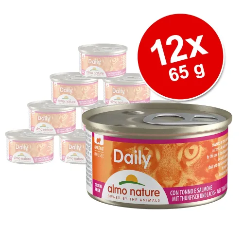 Almo Nature Daily, Almo Nature Daily Menu 6 x 85 g - Häppchen mit Rind