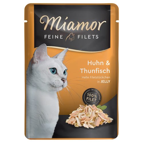 Miamor, Miamor Feine Filets Huhn und Thunfisch für Katzen (100g)