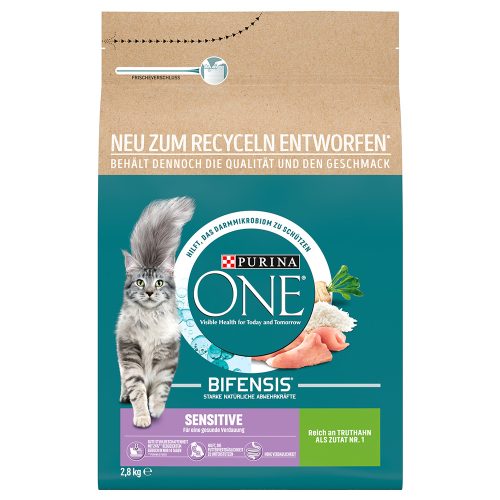 Purina One, Purina ONE BIFENSIS Sensitive Truthahn und Reis 2.8 kg