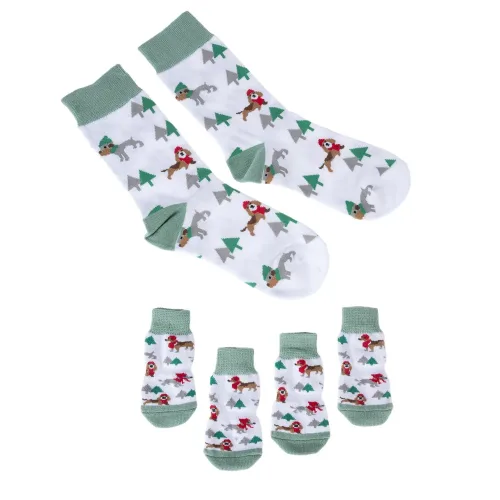 TIAKI, TIAKI Pet & Parent Wintersocken  - Für Hundebesitzer - Einheitsgrösse (36 - 41 / 1 Paar)