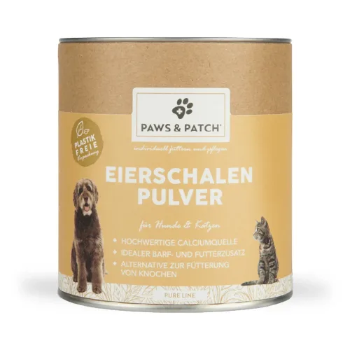 Paws & Patch, Paws & Patch Eierschalen Pulver für Hunde und Katzen (500g)