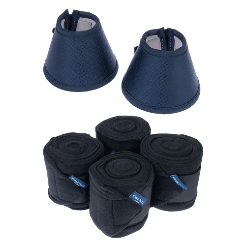Nomad Tales, Nomad Tales Set Gamaschen & Hufglocken aus Elastan - 2 Hufglocken, Grösse L