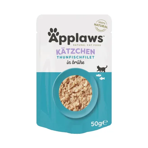 Applaws, Applaws Kitten Hühnerbrust in Brühe, Nassfutter für Katzen (50g)