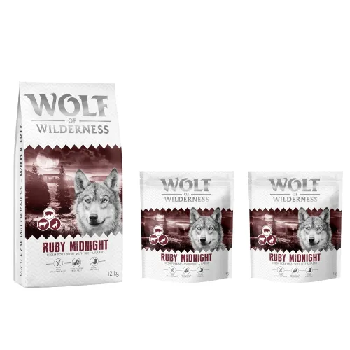 Wolf of Wilderness, Wolf of Wilderness "Ruby Midnight" Rind & Kaninchen - getreidefrei - 12 kg (neue Rezeptur)
