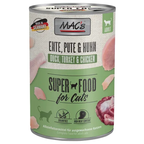 Sparpaket MAC´s Cat 12 x 400 g - Rind