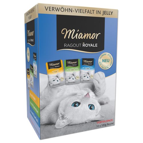 Miamor, Miamor Ragout Royale in Jelly Multipack 12x100g Kaninchen, Huhn, Thunfisch