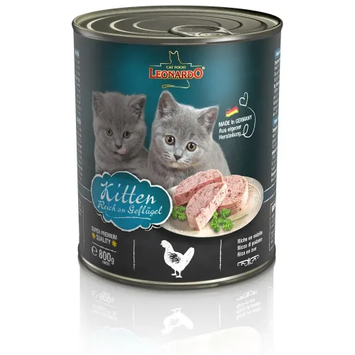 Leonardo Katzenfutter All Meat 6 x 800 g - Reich an Ente