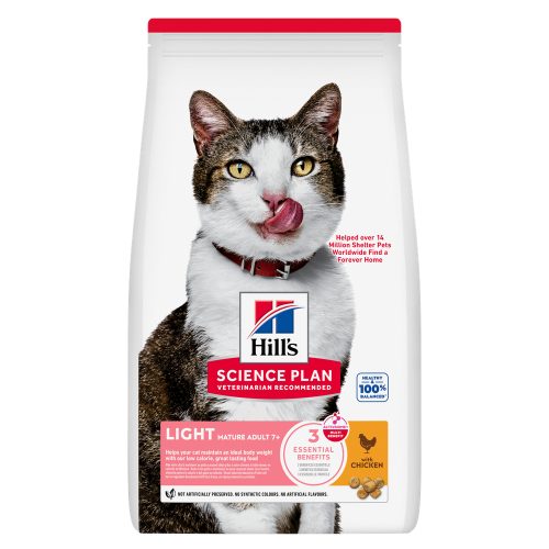 Hills, Hill's Science Plan Light Mature Adult 7+ mit Huhn 7 kg