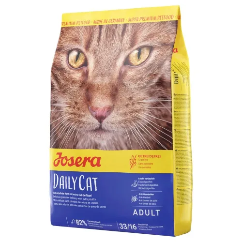Josera 2 kg + DailyCat 400 g gratis! - Léger