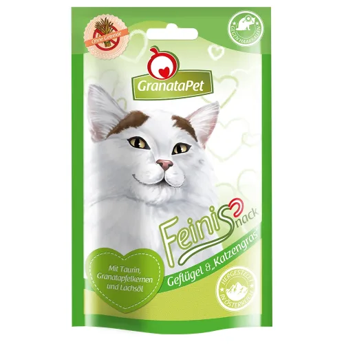 GranataPet Feinis - Geflügel & Katzengras (50 g)