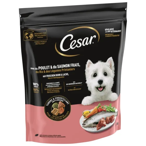 Cesar, Cesar Trocken-Hundefutter Huhn & Lachs