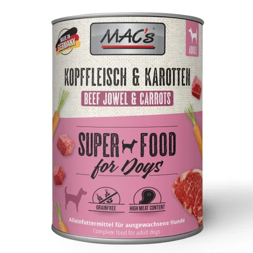 MACS, MAC's Adult 6 x 800 g - Hühnchen & Cranberry