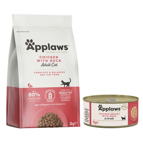 Applaws, Applaws Trockenfutter Katze Adult Huhn mit Ente 2 kg