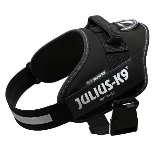 JULIUS-K9 IDC®-Powergeschirr - schwarz - Grösse L: Brustumfang 63 - 85 cm