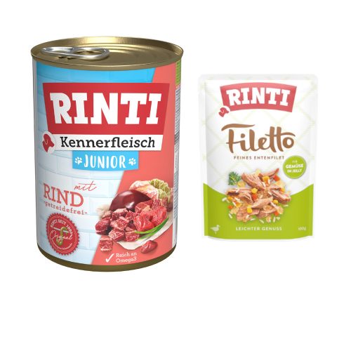 Rinti, Rinti Kennerfleisch Junior mit Rind (400g)