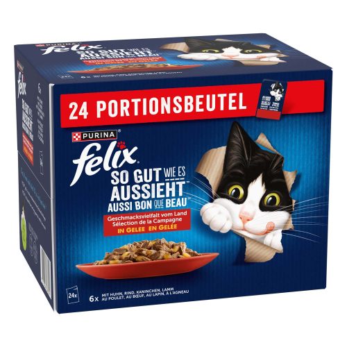 Felix, Felix So gut wie es aussieht 24x85g Geschmacksvielfalt vom Land