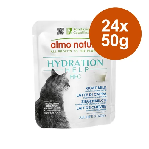 almo nature, Almo Nature HFC Hydration mit Ziegenmilch, Nassfutter für Katzen (50g)