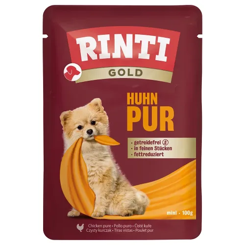 Rinti, Rinti Huhn Pur, Nassfutter für Hunde (100g)